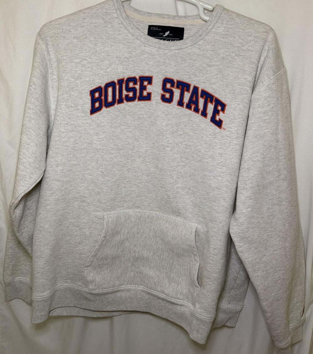 Boise State Broncos Shirt Mens XL NCAA Pullover W/Pocket Crewneck Sweatshirt